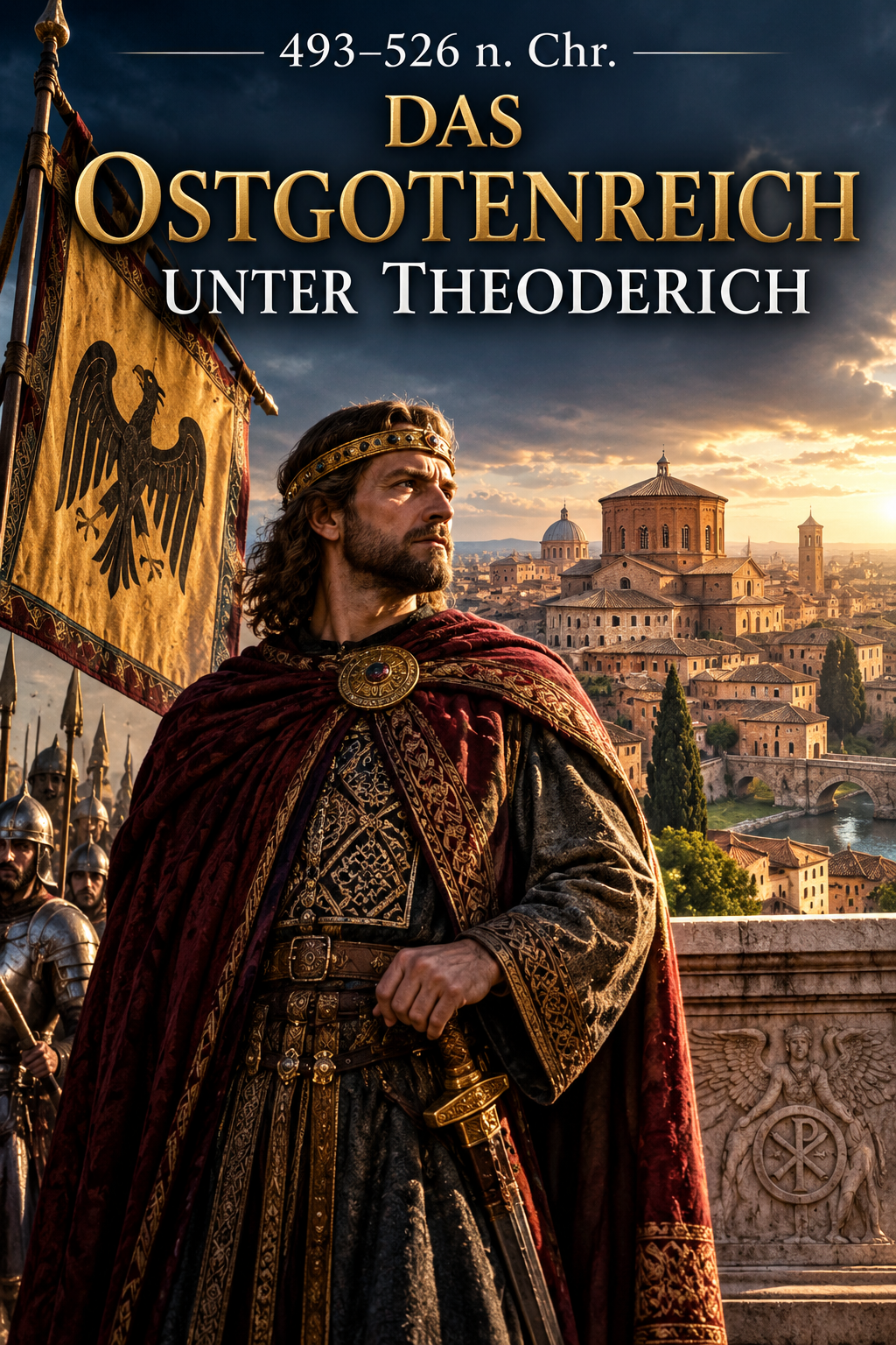 Ostgotenreich unter Theoderich – Theoderich vor Ravenna im Italien von 493 bis 526 n. Chr.